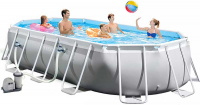 Каркасный бассейн Intex 26796-01 503х274х122 Oval Prism Frame без фильтра-насоса